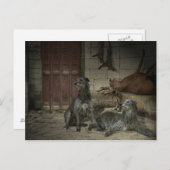 Carte Postale Scène de chasse : le butin (partie. 3) (Devant / Derrière)