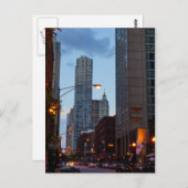 Carte Postale Scène de Chicago Street (Devant / Derrière)