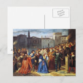 Carte Postale Scène de confrontation (Devant / Derrière)