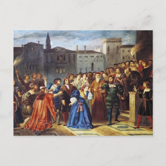 Carte Postale Scène de confrontation (Devant)