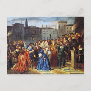 Carte Postale Scène de confrontation