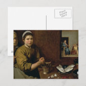 Carte Postale Scène de cuisine (Devant / Derrière)