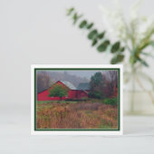 Carte Postale Scène de ferme d'automne (Debout devant)