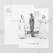 Carte Postale Scène de "Fierté et préjugés" (Devant / Derrière)