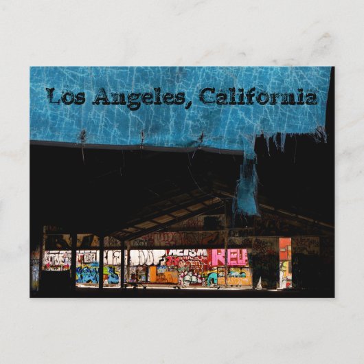 Carte Postale Scène de graffiti urbain (Devant)