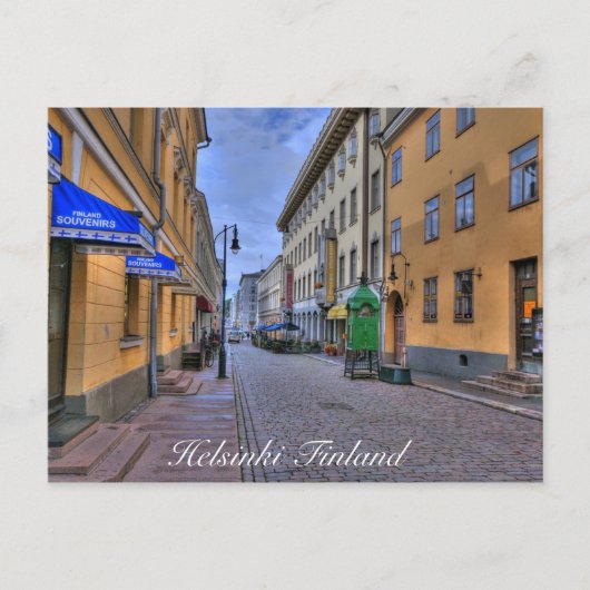 Carte Postale Scène de Helsinki Finlande (Devant)