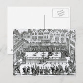 Carte Postale Scène de jousting (Devant / Derrière)