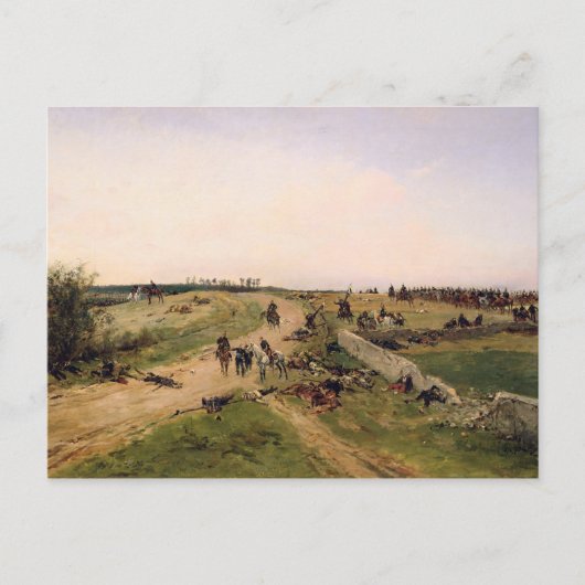 Carte Postale Scène de la guerre franco-prussienne (Devant)