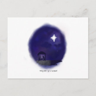 Carte Postale Scène de la Nativité / Mary n'a pas obtenu une épi