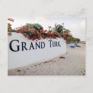 Carte Postale Scène De La Plage De Grand Turk