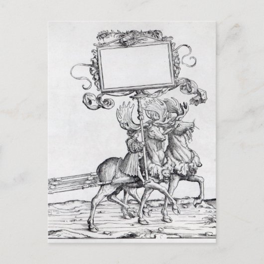Carte Postale Scène de la procession triomphale de Maximilien (Devant)