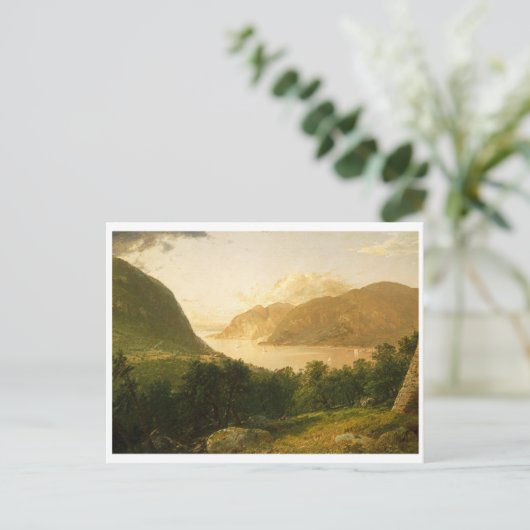 Carte Postale Scène de la rivière Hudson par John Frederick Kens (Debout devant)