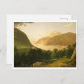 Carte Postale Scène de la rivière Hudson par John Frederick Kens (Devant / Derrière)