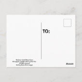 Carte Postale Scène de la rue Mackinac Island (Dos)