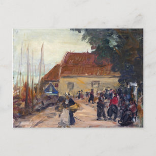 Carte Postale Scène de la rue Robert Henri Volendam