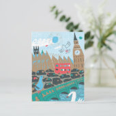 Carte Postale Scène de la ville du Royaume-Uni (Debout devant)