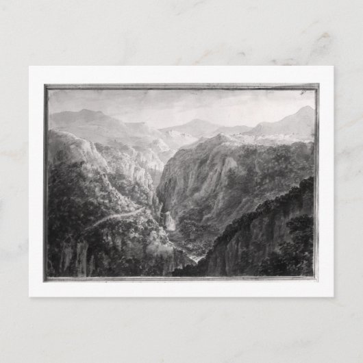 Carte Postale Scène de l'Inn at Devil's Bridge avec l'automne (Devant)