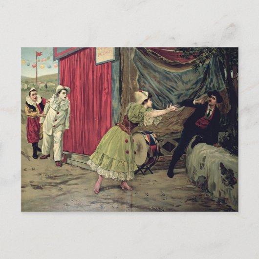 Carte Postale Scène de l'opéra 'Pagliacci' (Devant)