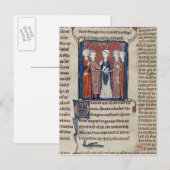 Carte Postale Scène de mariage, des Décrets de Gratien (Devant / Derrière)