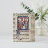 Carte Postale Scène de mariage, des Décrets de Gratien (Debout devant)