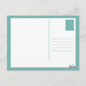 Carte Postale scène de masque facial scintillant (Dos)