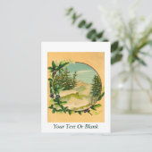 Carte Postale Scène de montagne rustique (Debout devant)