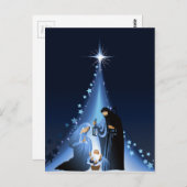 Carte Postale Scène de Nativity (Devant / Derrière)