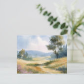 Carte Postale Scène de nature forestière (Debout devant)