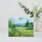 Carte Postale Scène de nature forestière  (Debout devant)