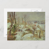 Carte Postale Scène De Neige (Devant / Derrière)