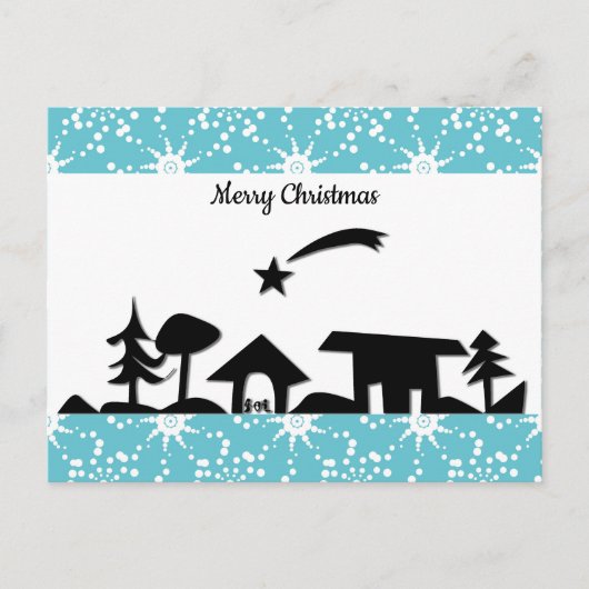 Carte Postale Scène de Noël (Devant)