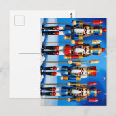 Carte Postale Scène de noix colorées (Devant / Derrière)