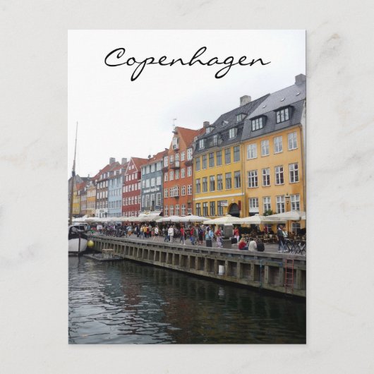 Carte Postale scène de nyhavn (Devant)