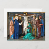 Carte Postale Scène de Pâques de Crucifiction. (Devant / Derrière)