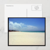 Carte Postale scène de plage (Devant / Derrière)