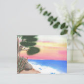 Carte Postale Scène de plage (Debout devant)