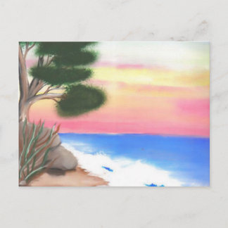 Carte Postale Scène de plage
