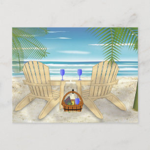 Carte Postale Scène de plage
