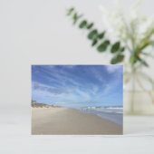 CARTE POSTALE Scène de plage à marée basse avec de (Debout devant)