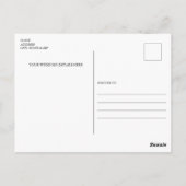 Carte Postale Scène de plage de mariage avec étoile de mer Enreg (Dos)