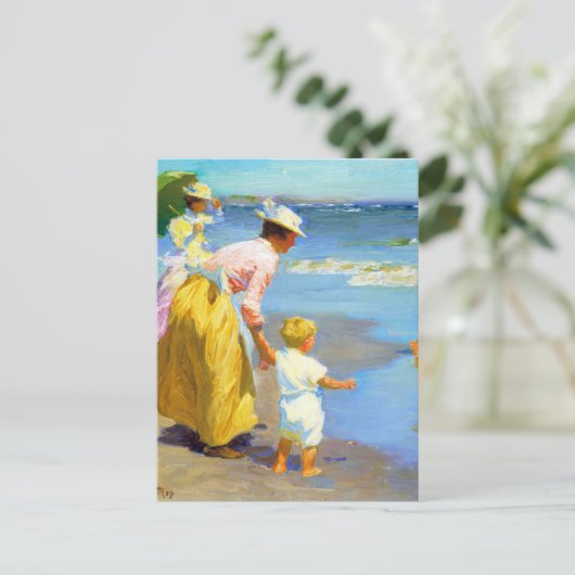 Carte Postale Scène de plage par Edward Henry Potthast (Debout devant)