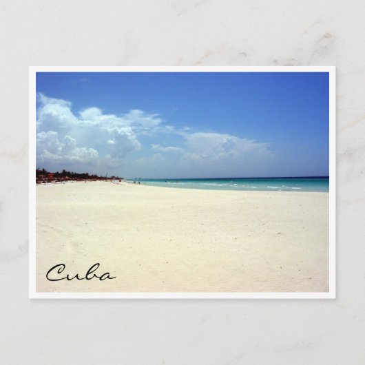 Carte Postale scène de plage varadero (Devant)