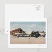 Carte Postale Scène de pose en brique d'or Snohomish, WA (Devant / Derrière)