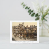 Carte Postale Scène de rue à Chester, Angleterre, début des anné (Debout devant)