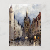 Carte Postale Scène de rue à Munich, Ross Turner (Devant)