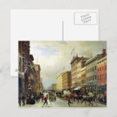 Carte Postale Scène de rue à New York (Devant / Derrière)