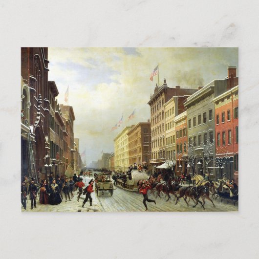 Carte Postale Scène de rue à New York (Devant)