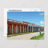 Carte Postale Scène de rue à Tlacotalpan (Devant / Derrière)