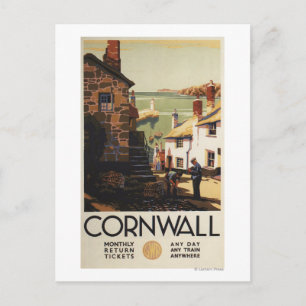 Carte Postale Scène de rue avec deux hommes en train de travaill