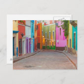 Carte Postale Scène de rue colorée (Devant / Derrière)